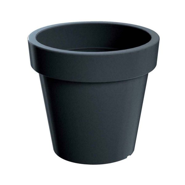 Ukrasni lonac za cvijeće LEXO CRNI | IFSDLR-BL