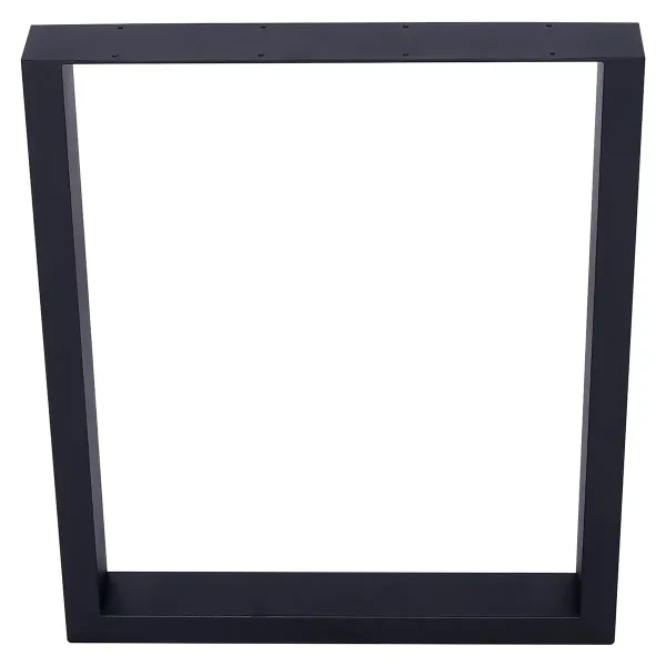 Noge za stol CUBIX - 70x72 cm - 2 kos - Crna MAT