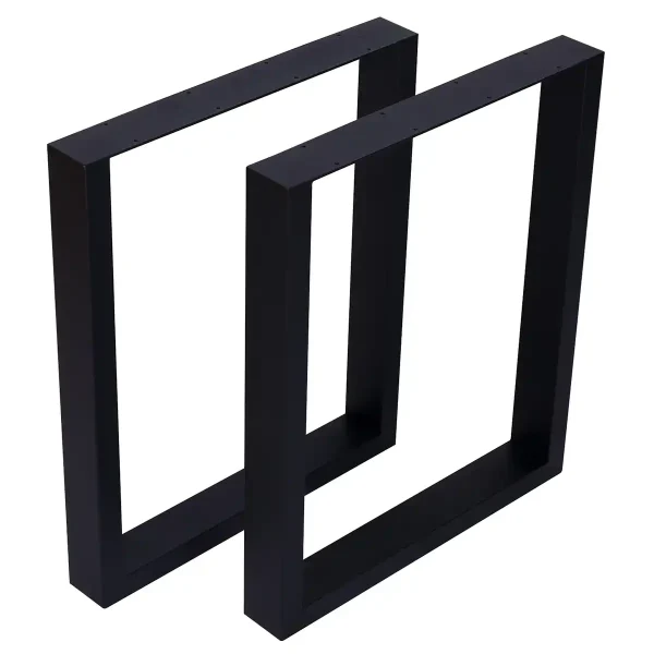 Noge za stol CUBIX - 70x72 cm - 2 kos - Crna MAT