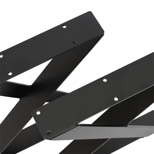 Noge za stol TWIST - 2komada - Crna MAT - 60x71cm