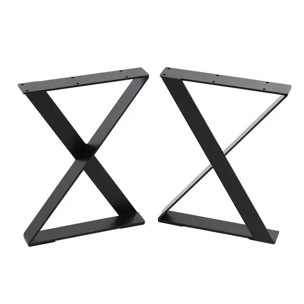 Noge za stol TWIST - 2komada - Crna MAT - 60x71cm