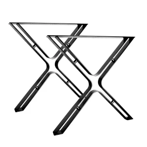 Noge za stol IKS - 2komada - Crna MAT - 60x71cm