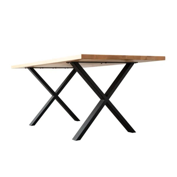 Noge za stol CROSS - 2komada - Crna MAT - 60x72cm