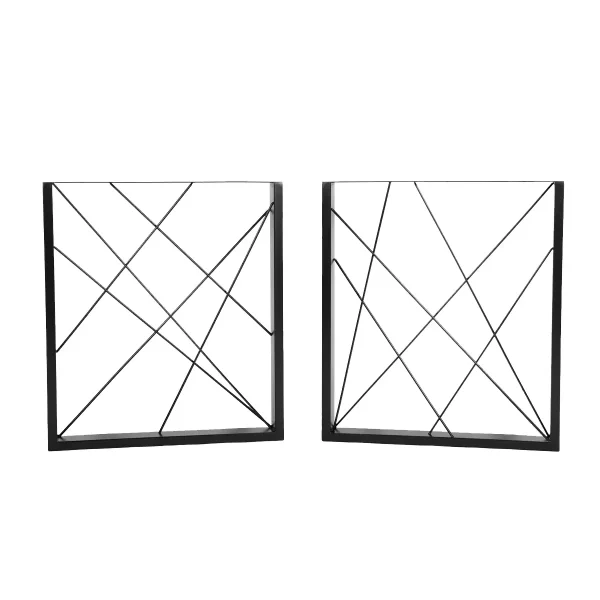 Noge za stol SCATTER - 2 komada - Crni MAT - 60x71 cm