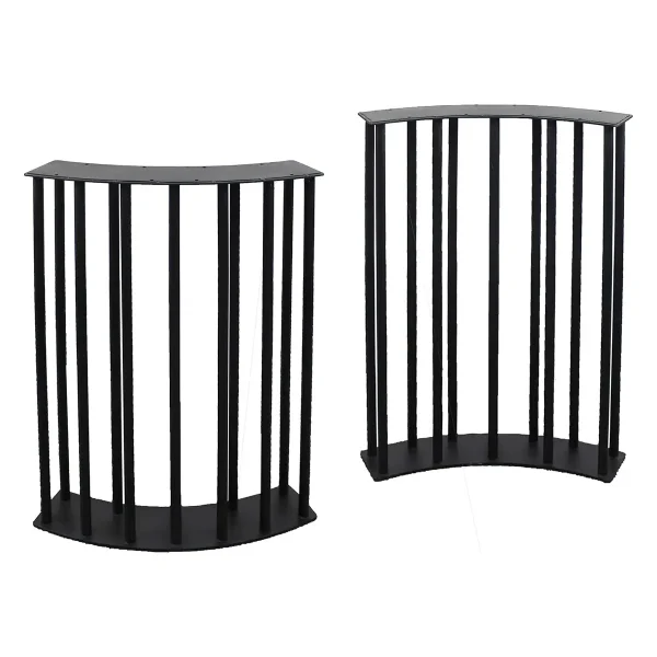 Postolje za blagovaonski stol BARREL - 2 komada - Crna - 60x71 cm