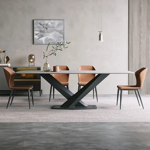 Postolje za stol TWIN - 73 cm - Crni MAT