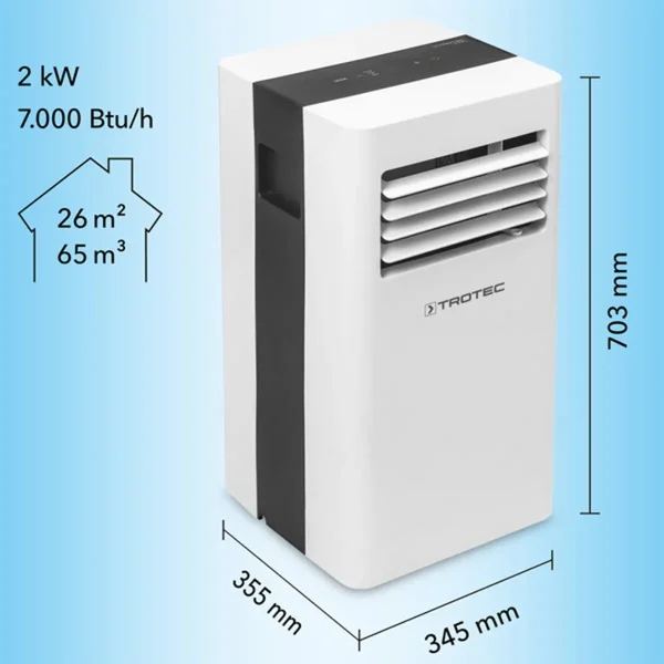 Mobilni klima uređaj PAC 2100 X - 2 kW - Trotec