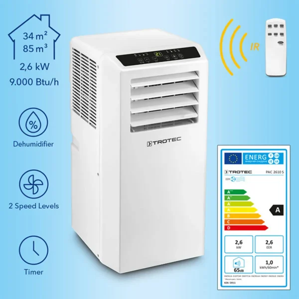Mobilni klima uređaj PAC 2610 S - 2.6 kW - Trotec
