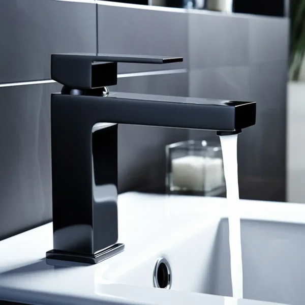 Kupaonska slavina CUBE - Crna - Mexen