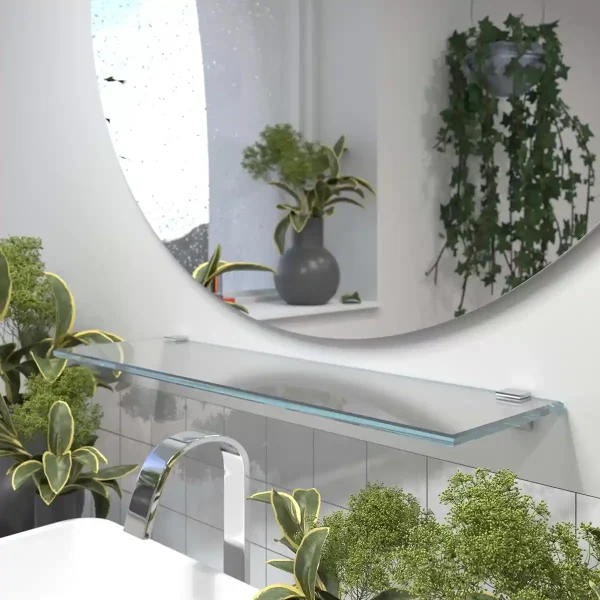 Staklena kupaonska polica - 40 - 120 cm