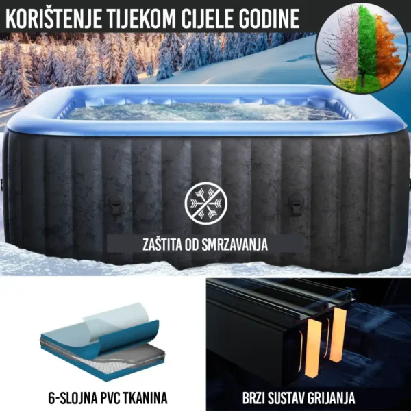 Jacuzzi MSpa Tekapo Comfort 4 - 158 cm - 2100 W