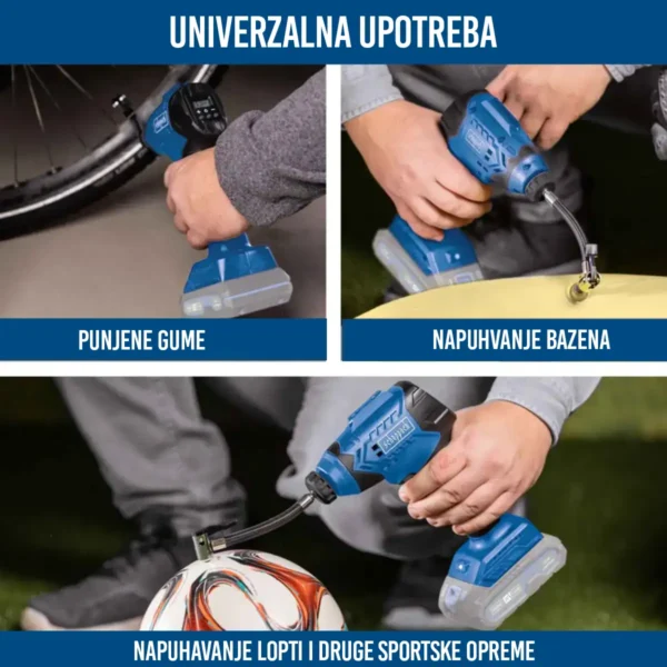 Akumulatorski ručni kompresor HC-AC20-X - 20 V - Scheppach